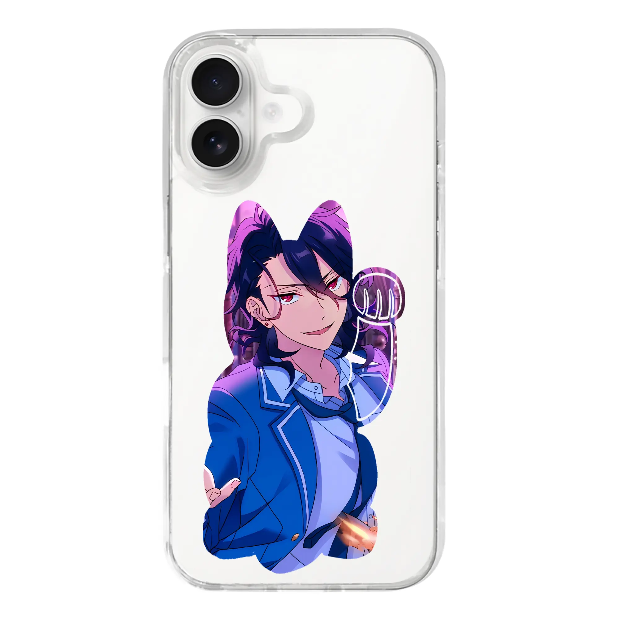 あんさん ぶる グッズ UNDEAD 朔間零 - iPhone 17シリーズ 透明スマホケース – 薄型・耐衝撃・精密フィット保護カバー